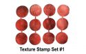  TEXTURE STAMP SET 1 